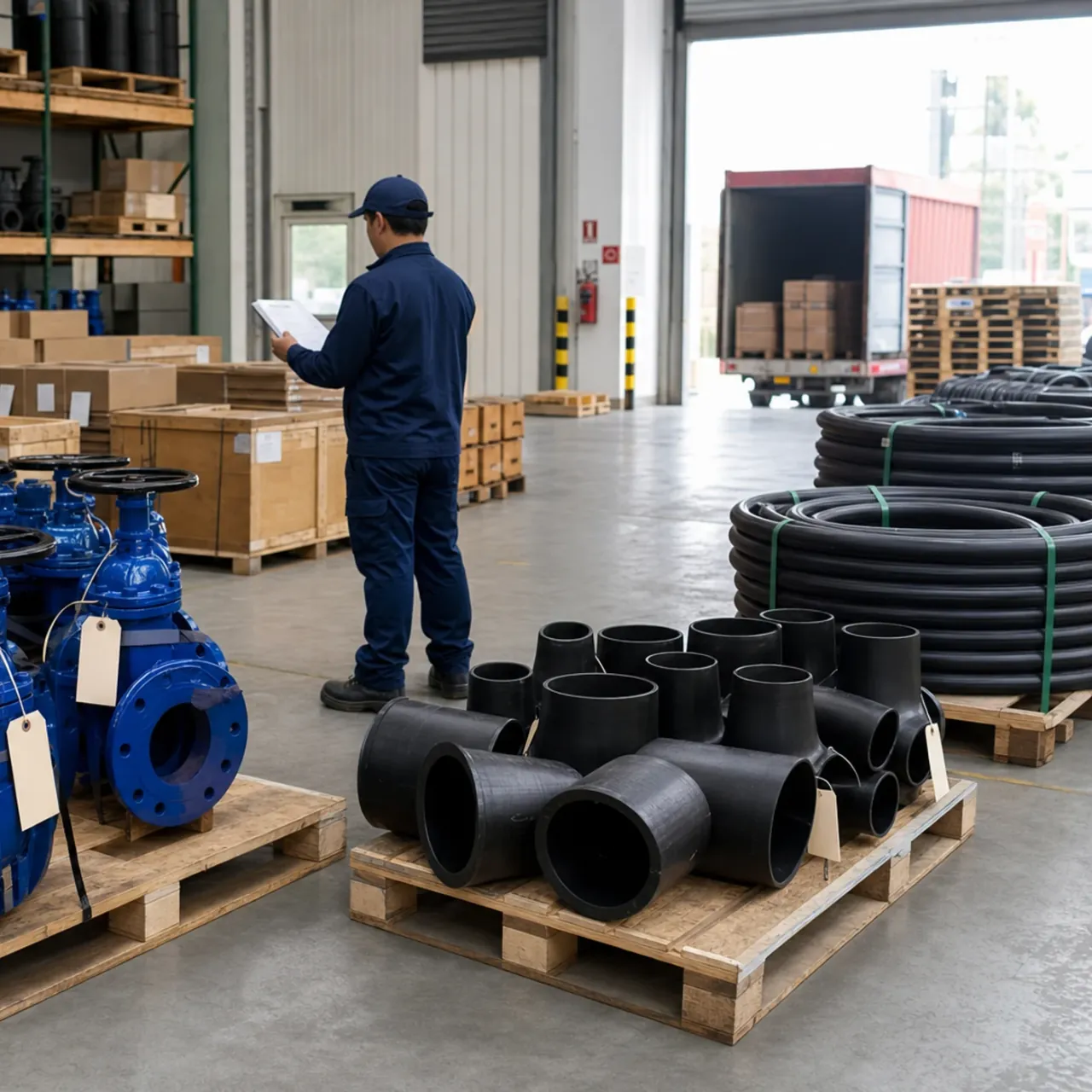 Preparación referencial de equipos hidráulicos para despacho